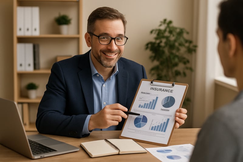 Independent insurance agent providing holistic financial advice