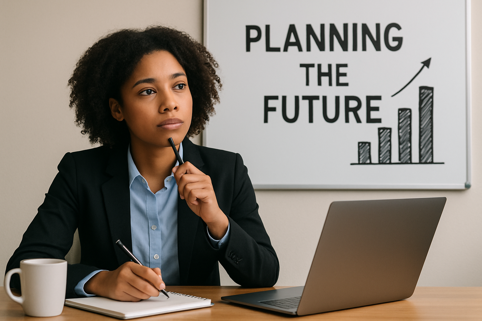 Young professional planning for the future
